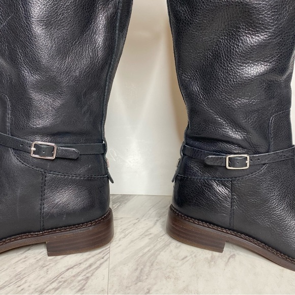 Franco Sarto Haylie Black Leather Tall Boot 6 1/2 - Picture 8 of 14